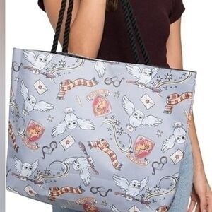 Harry Potter Gray Tote Bag